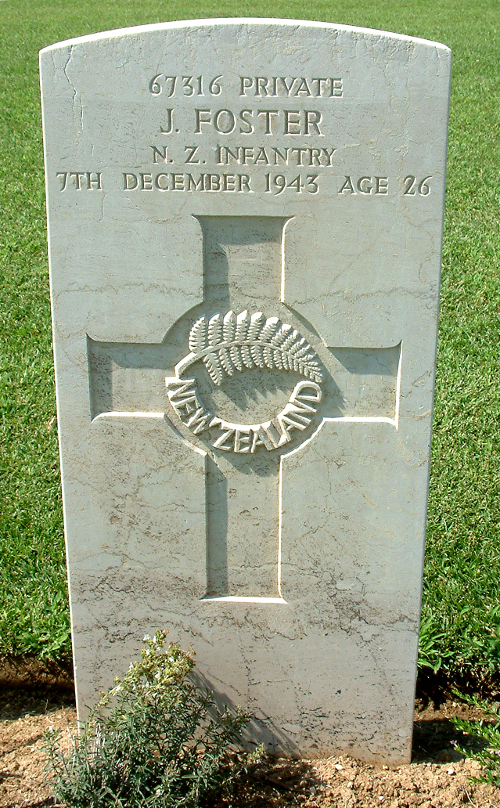 Jacob Foster's grave