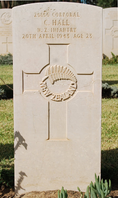 Charles Hall's grave