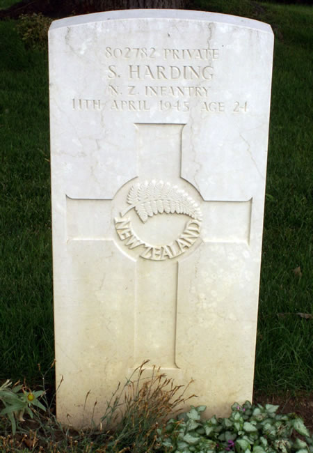 Stewart Harding's grave