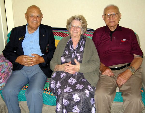 Arthur Midwood, Alice Williams and Bill Williams 