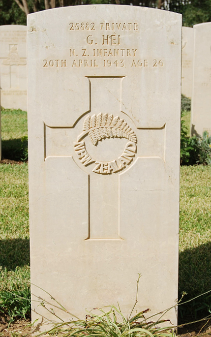 Graham Hei's grave
