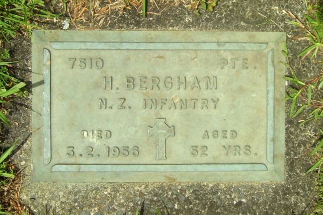 Henery Berghan's grave