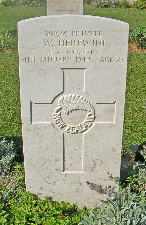 Watene Herewini's grave