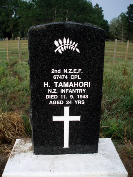 Heta Tamahori's grave