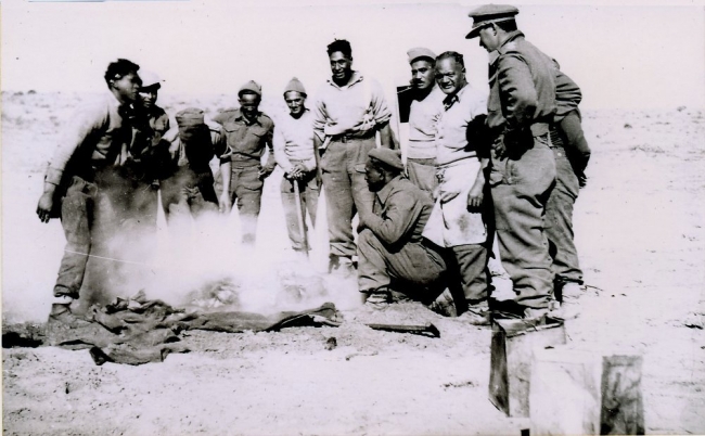 Hangi in the desert