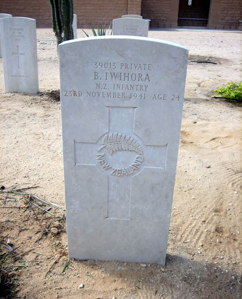 Bill Iwihora's grave