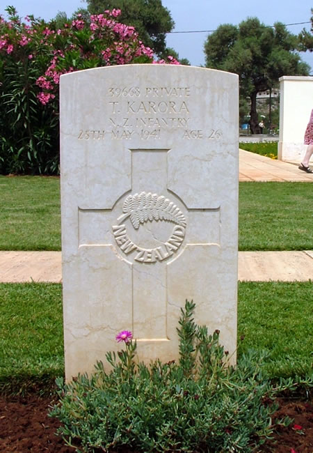 Terea Karora's grave