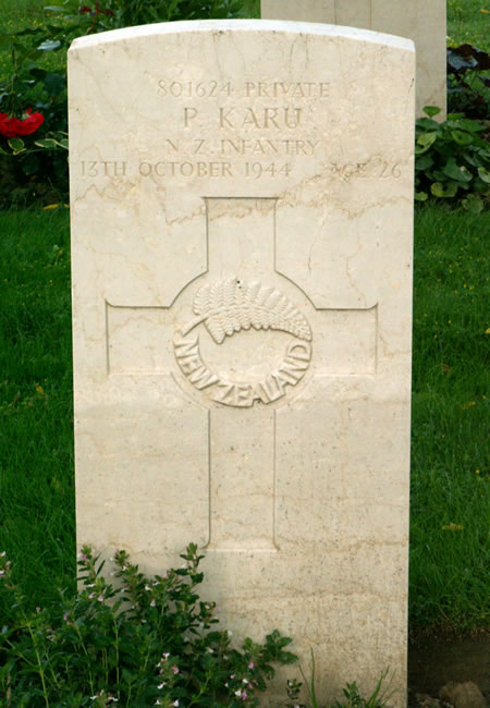 Peter Karu's grave