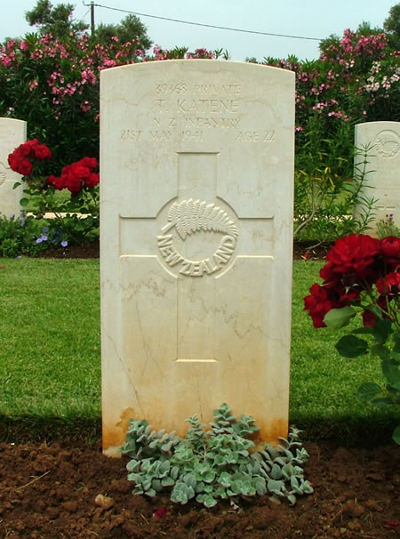 Taka Katene's grave