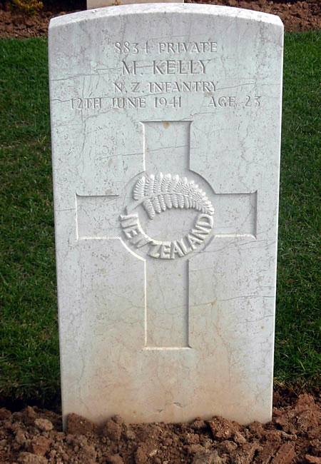 Marshall Kelly's grave