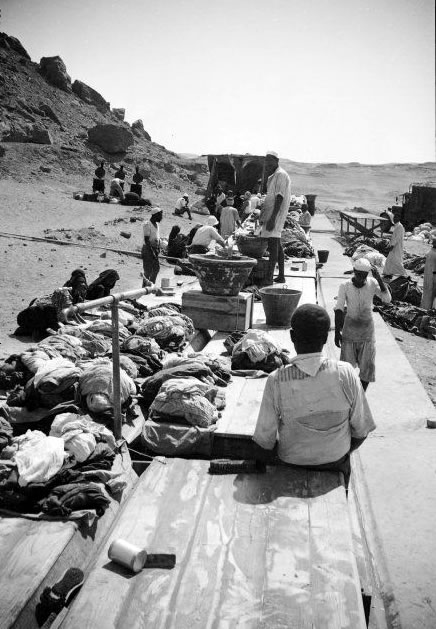 The laundry at Maadi Camp, Egypt