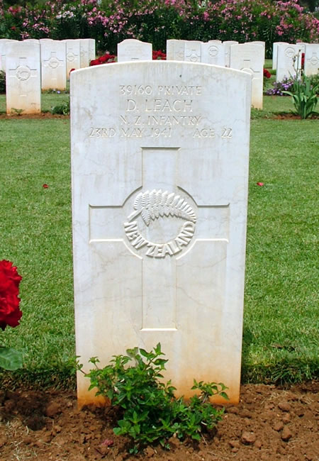 Darkie Leach's grave