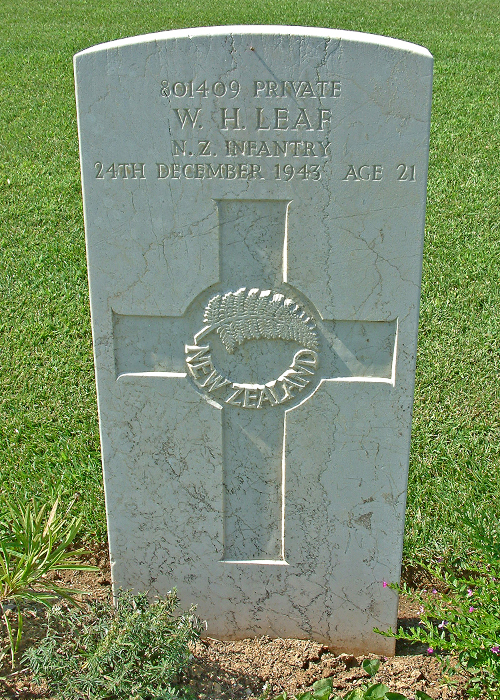 William Henry Leaf's grave