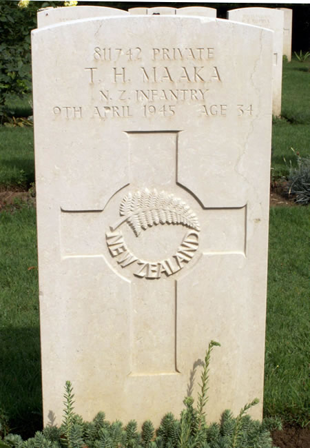 Turanga Hohepa Maaka's grave