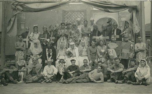 A group of POWs, possibly from Stalag XVIII-A