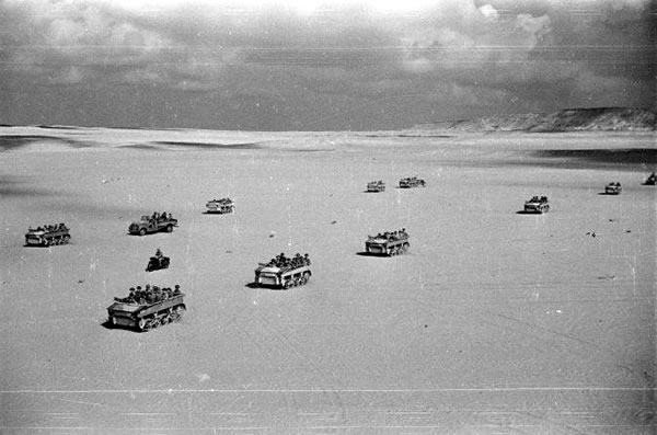 Desert manoeuvres in Egypt