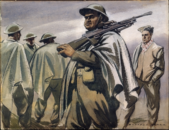  28 Maori Battalion Sergeant with Bren gun