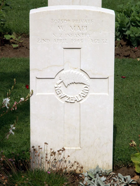 William Mapi's grave