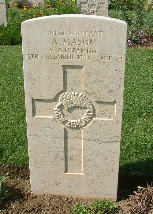 Andrew Mason's grave