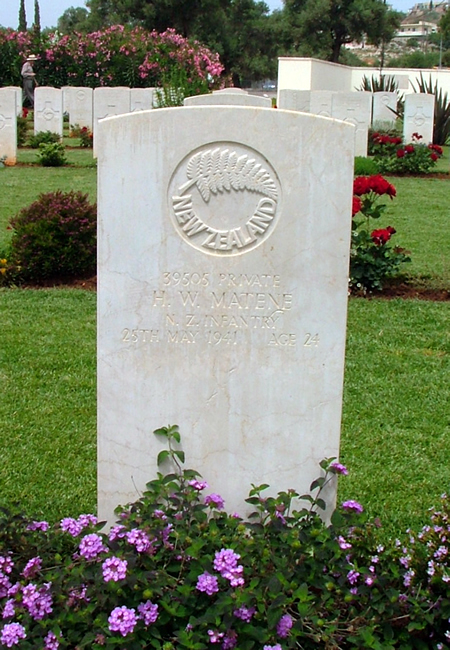 Horima Warana Matene's grave