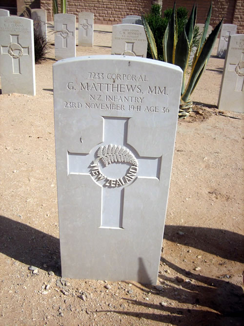 Governor Matthews' grave
