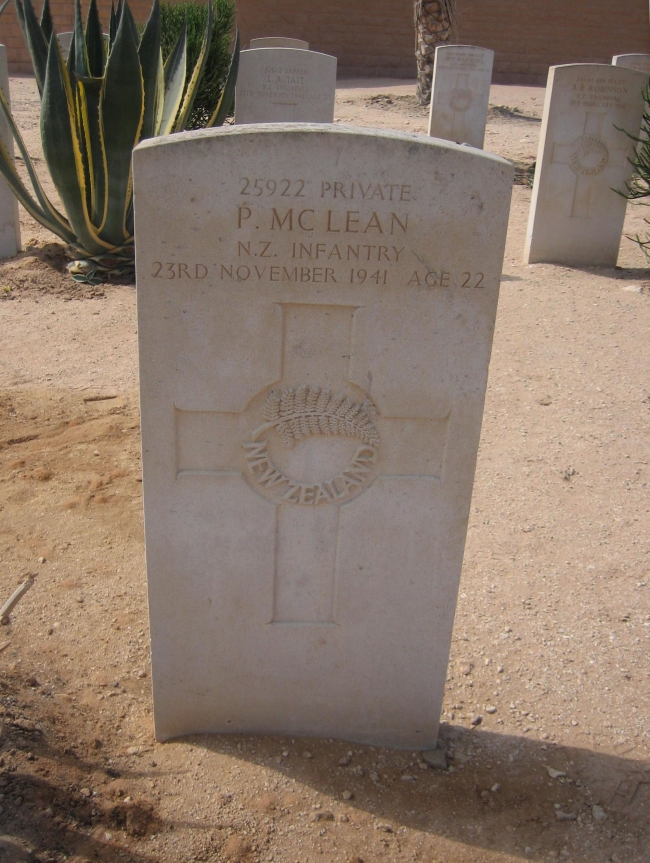 Parekura McLean's grave