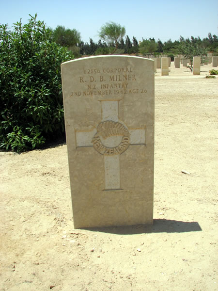 Richard David Baker Milner's grave