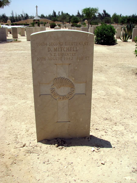 Don Mitchell's grave