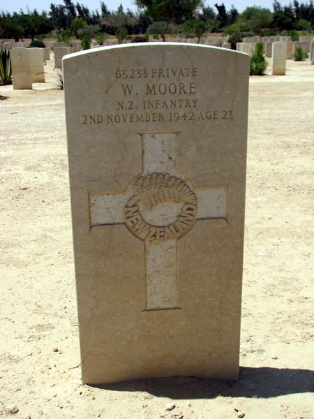 Wilson Moore's grave