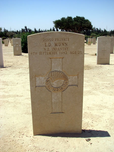 Larry Digger Munn's grave