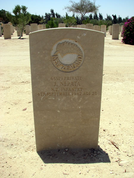 Joseph Nepata's grave
