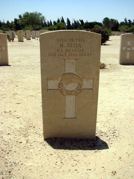 Muka Nepia's grave