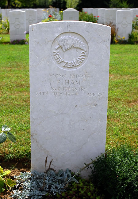 Philip Ham's grave