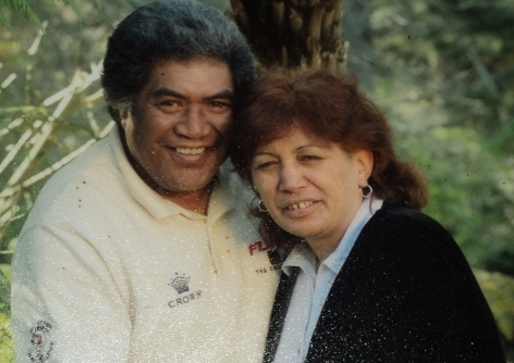 Patrick Wright's eldest son and his wife