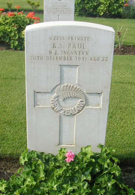 Robert Shortland Paul's grave
