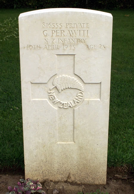George Perawiti's grave