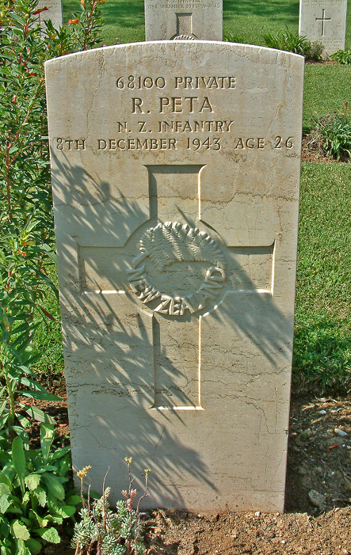 Rongo Peta's grave