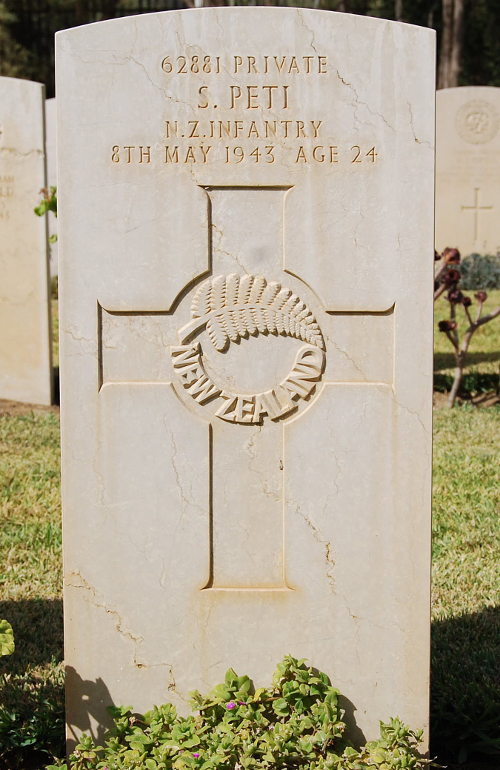 Samuel Peti's grave