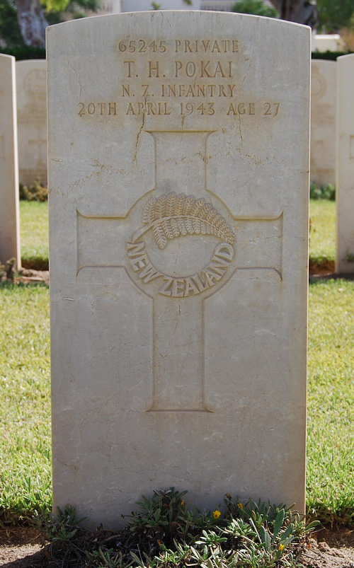 Timi Pokai's grave
