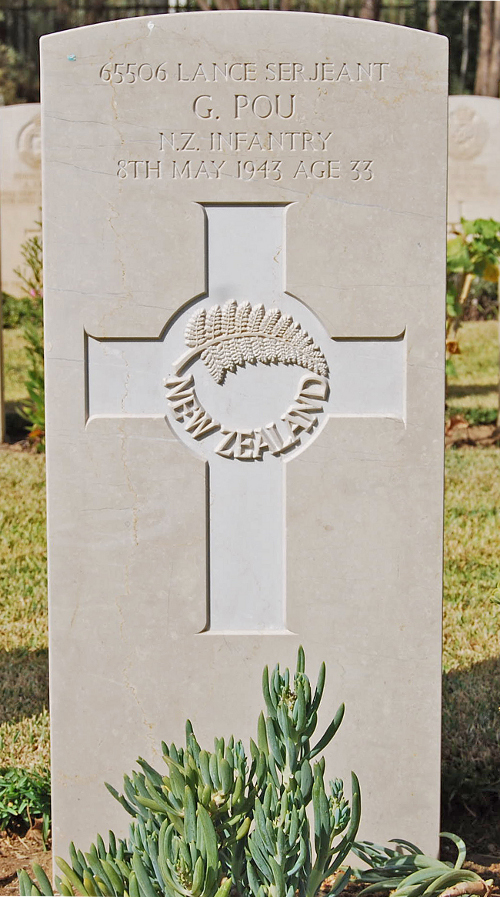 George Pou's grave