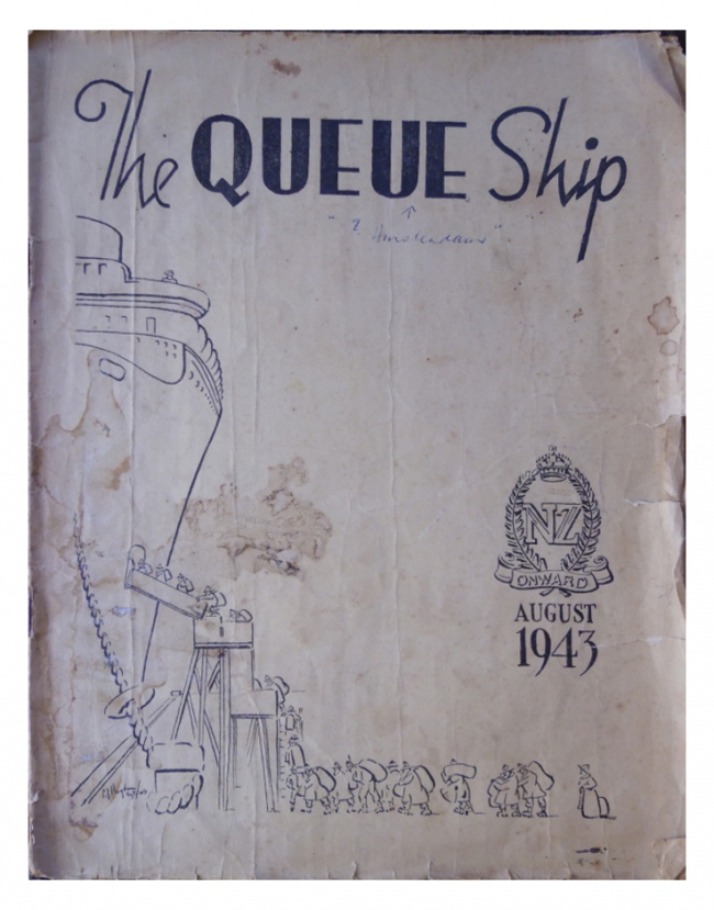 "The Queue Ship" Magazine Cover Page