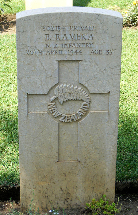 Barko Rameka's grave