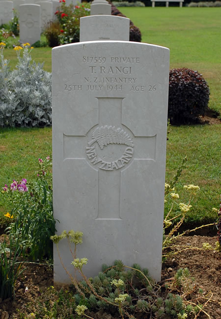 Tamati Rangi's grave