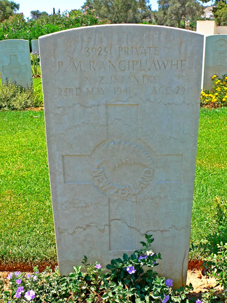 Petera Rangipuawhe's grave
