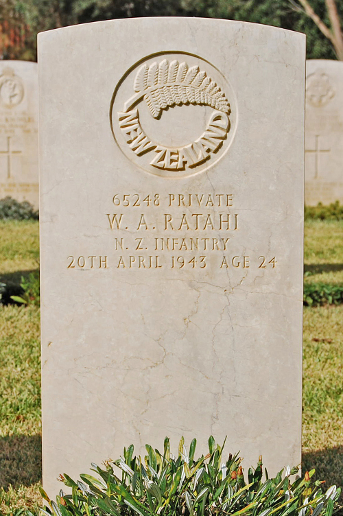 Willie Ratahi's grave