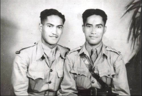 Richard (Dick) Te Ikaunahi Matthews on Right and Cousin Bill Karena