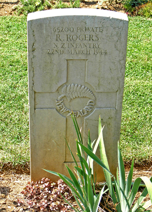 Ros Rogers' grave