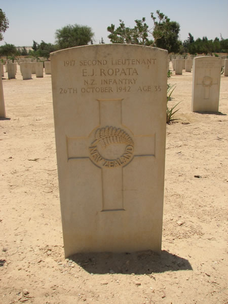 Ehai John Ropata's grave