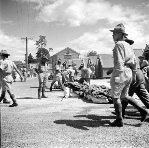 Reinforcements leaving Rotorua