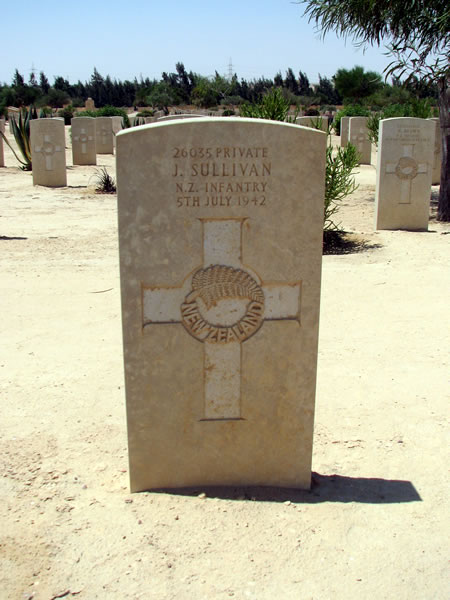 Johnston Sullivan's grave